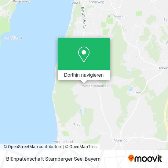 Blühpatenschaft Starnberger See Karte