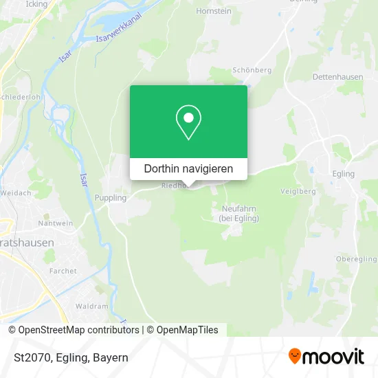 St2070, Egling Karte