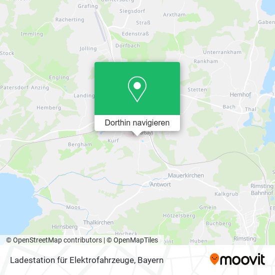 Ladestation für Elektrofahrzeuge Karte