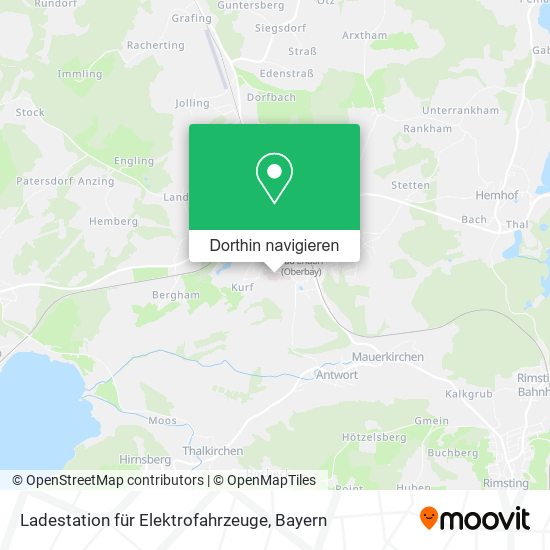 Ladestation für Elektrofahrzeuge Karte