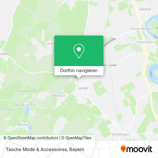 Tasche Mode & Accessoires Karte