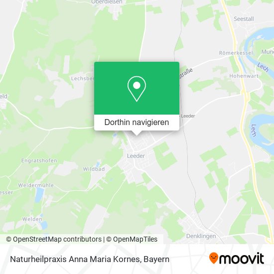 Naturheilpraxis Anna Maria Kornes Karte
