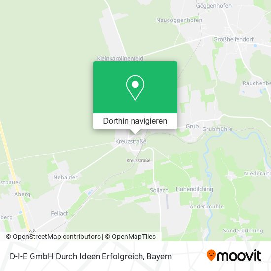 D-I-E GmbH Durch Ideen Erfolgreich Karte