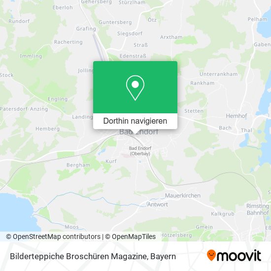 Bilderteppiche Broschüren Magazine Karte