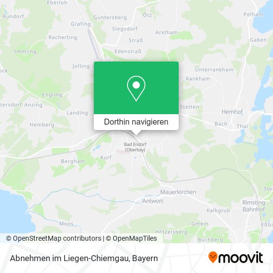 Abnehmen im Liegen-Chiemgau Karte