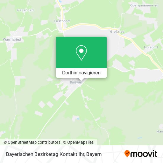Bayerischen Bezirketag Kontakt Ihr Karte