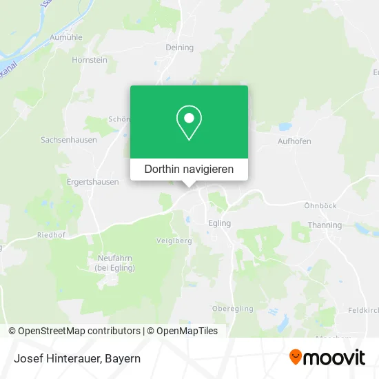 Josef Hinterauer Karte