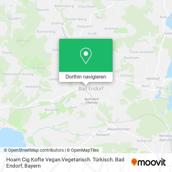 Hoam Cig Kofte Vegan.Vegetarisch. Türkisch. Bad Endorf Karte