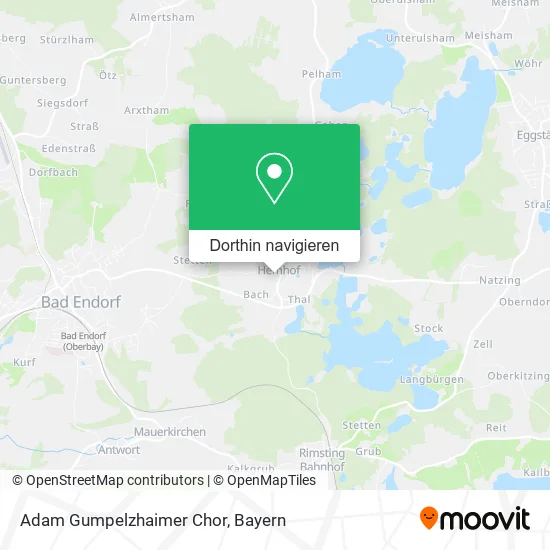 Adam Gumpelzhaimer Chor Karte