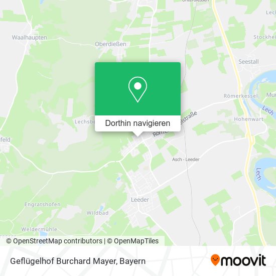 Geflügelhof Burchard Mayer Karte