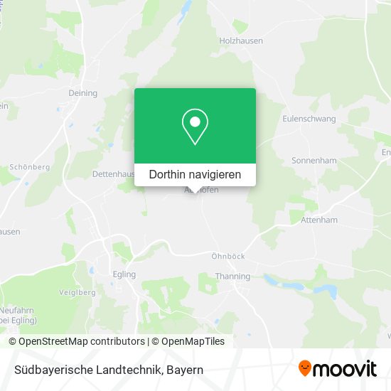 Südbayerische Landtechnik Karte