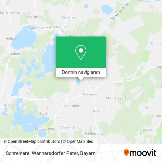 Schreinerei Wannersdorfer Peter Karte