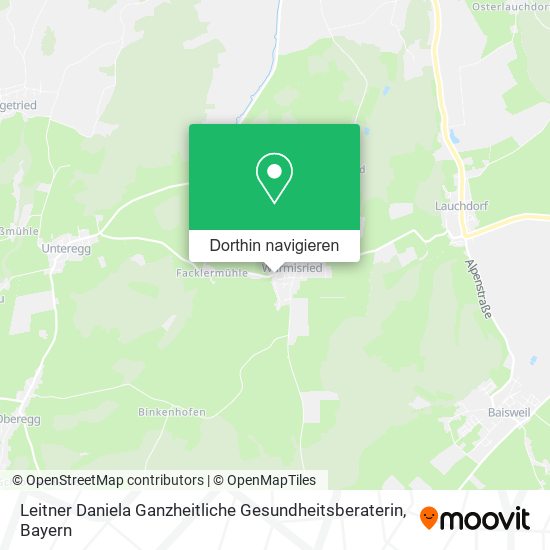 Leitner Daniela Ganzheitliche Gesundheitsberaterin Karte