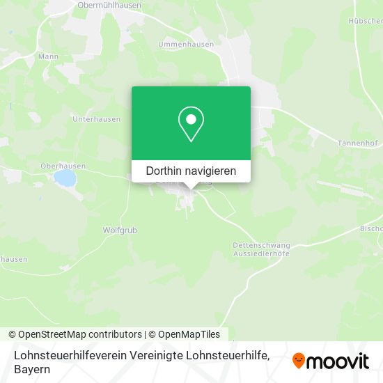 Lohnsteuerhilfeverein Vereinigte Lohnsteuerhilfe Karte