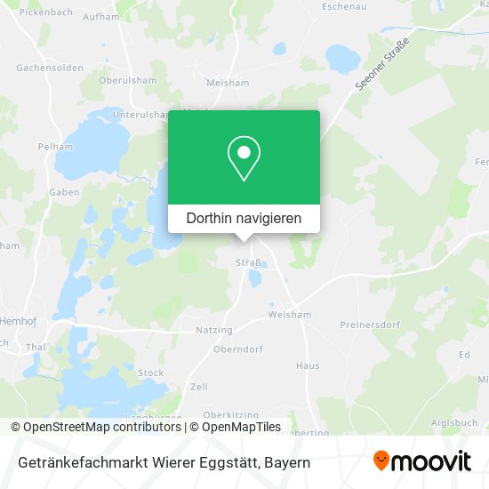 Getränkefachmarkt Wierer Eggstätt Karte
