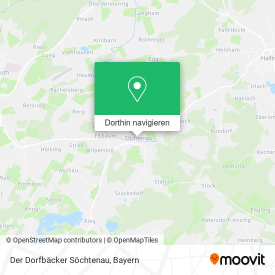 Der Dorfbäcker Söchtenau Karte