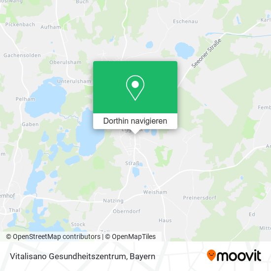Vitalisano Gesundheitszentrum Karte