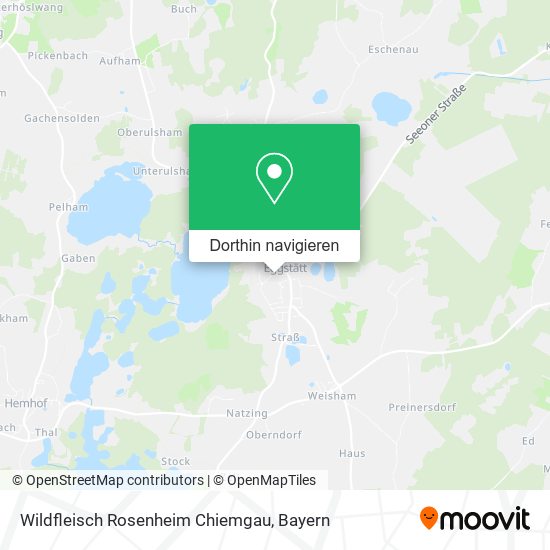 Wildfleisch Rosenheim Chiemgau Karte