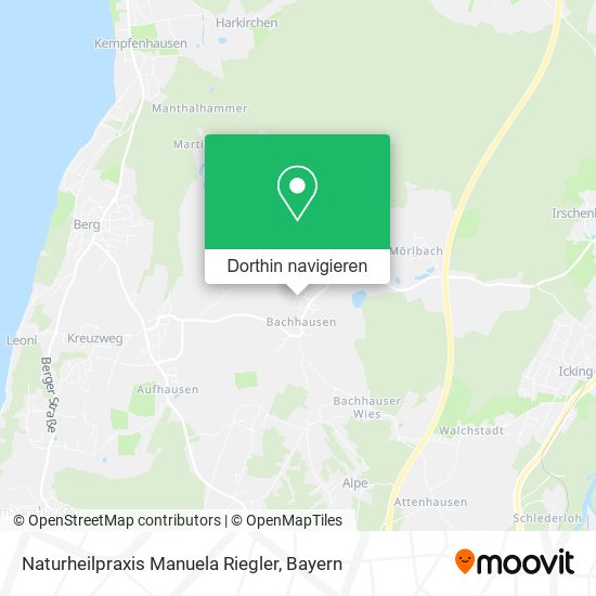 Naturheilpraxis Manuela Riegler Karte