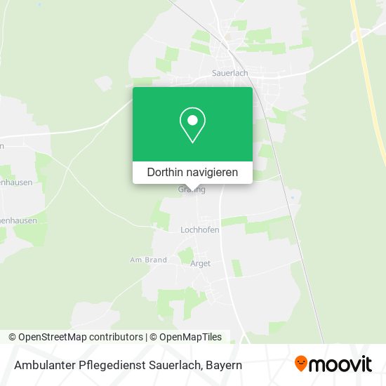 Ambulanter Pflegedienst Sauerlach Karte