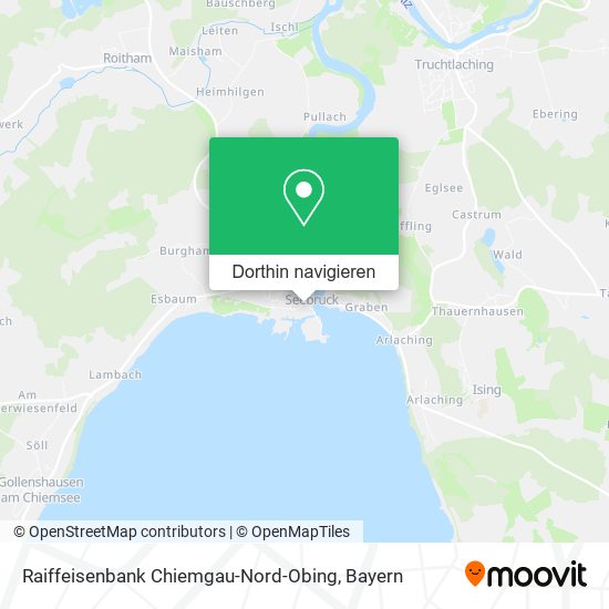 Raiffeisenbank Chiemgau-Nord-Obing Karte