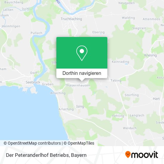 Der Peteranderlhof Betriebs Karte