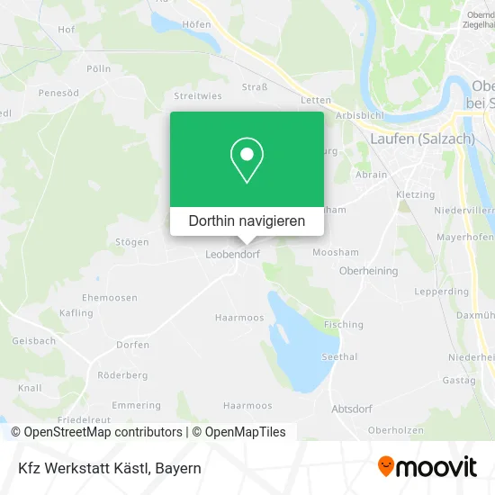 Kfz Werkstatt Kästl Karte