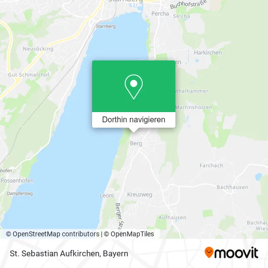 St. Sebastian Aufkirchen Karte