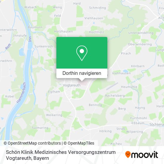Schön Klinik Medizinisches Versorgungszentrum Vogtareuth Karte
