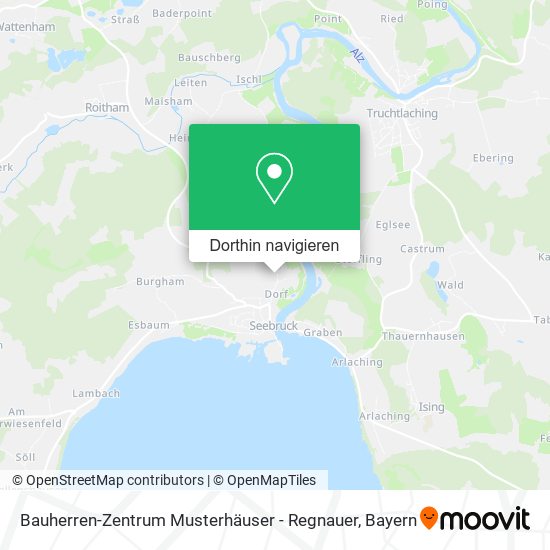Bauherren-Zentrum Musterhäuser - Regnauer Karte