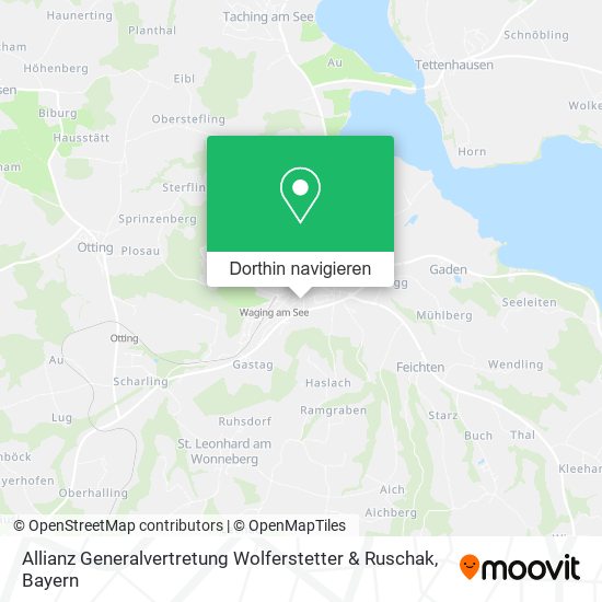 Allianz Generalvertretung Wolferstetter & Ruschak Karte