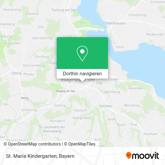 St. Maria Kindergarten Karte