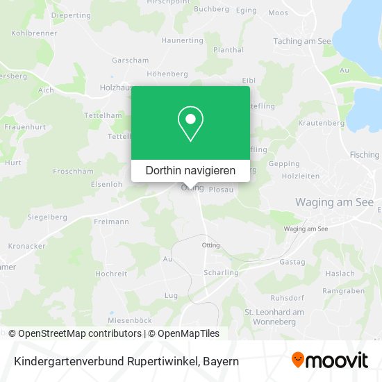 Kindergartenverbund Rupertiwinkel Karte