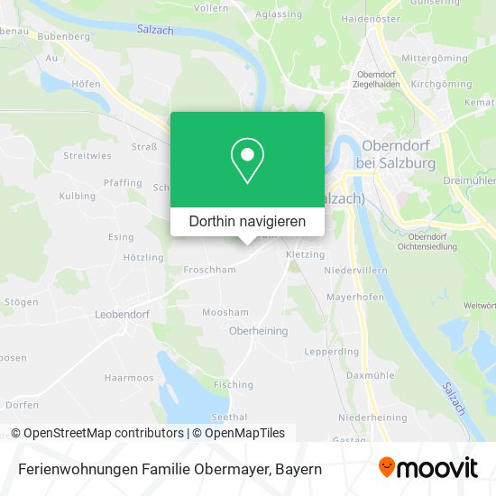 Ferienwohnungen Familie Obermayer Karte