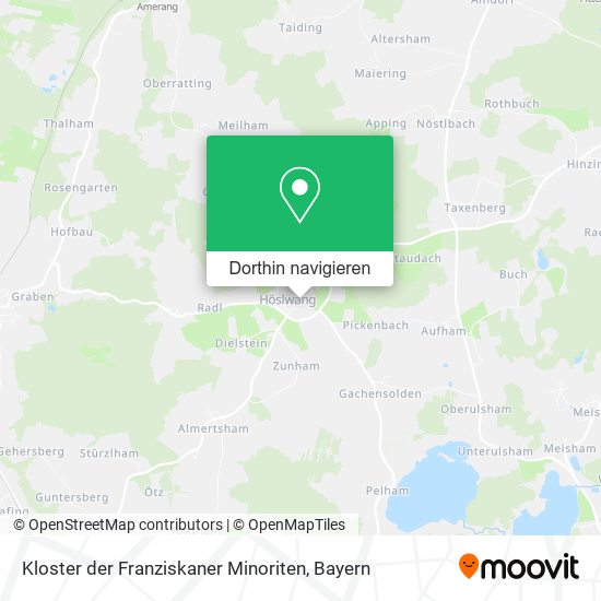 Kloster der Franziskaner Minoriten Karte