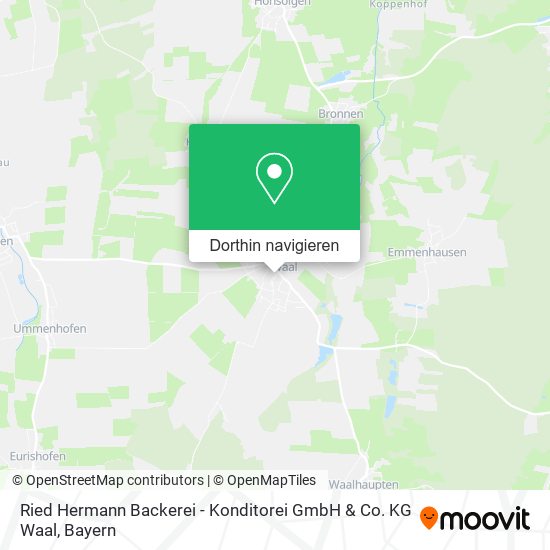 Ried Hermann Backerei - Konditorei GmbH & Co. KG Waal Karte