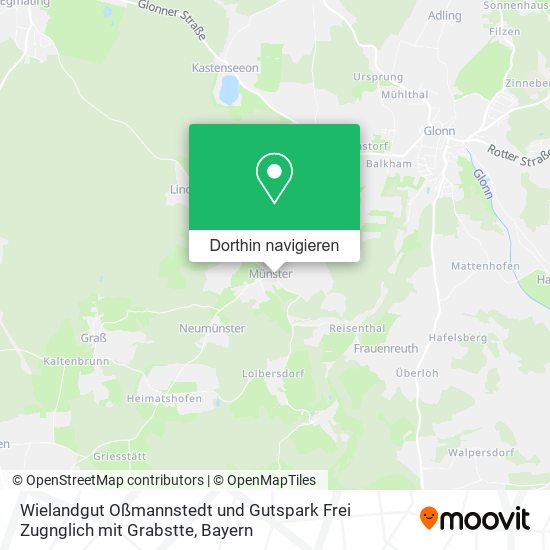 Wielandgut Oßmannstedt und Gutspark Frei Zugnglich mit Grabstte Karte