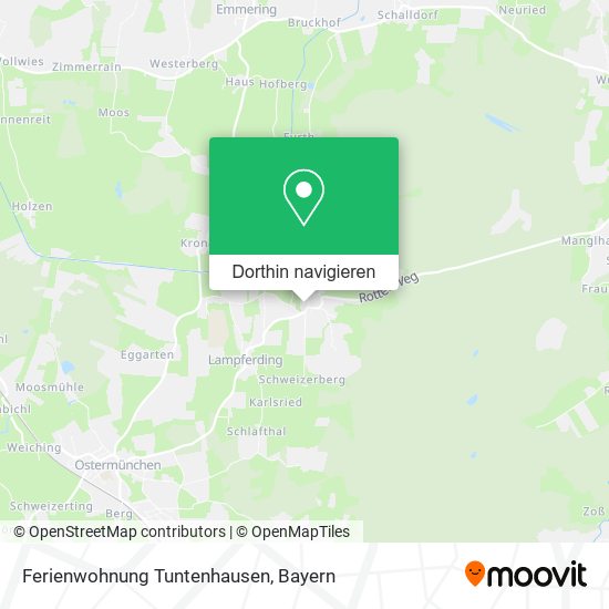 Ferienwohnung Tuntenhausen Karte