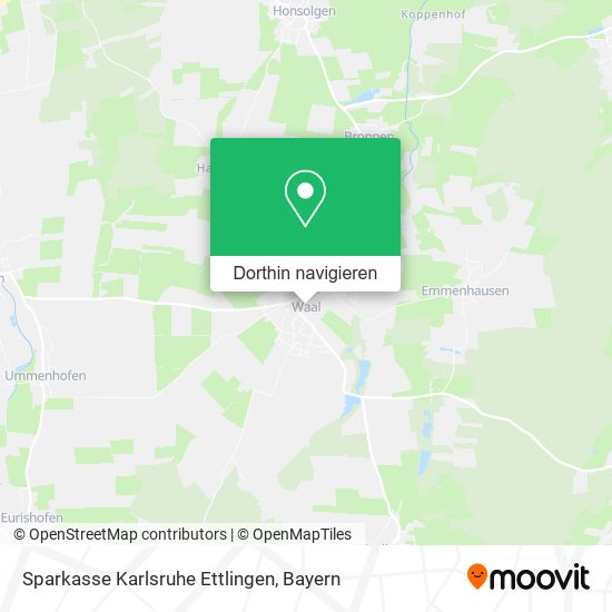 Sparkasse Karlsruhe Ettlingen Karte