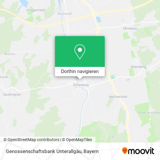 Genossenschaftsbank Unterallgäu Karte