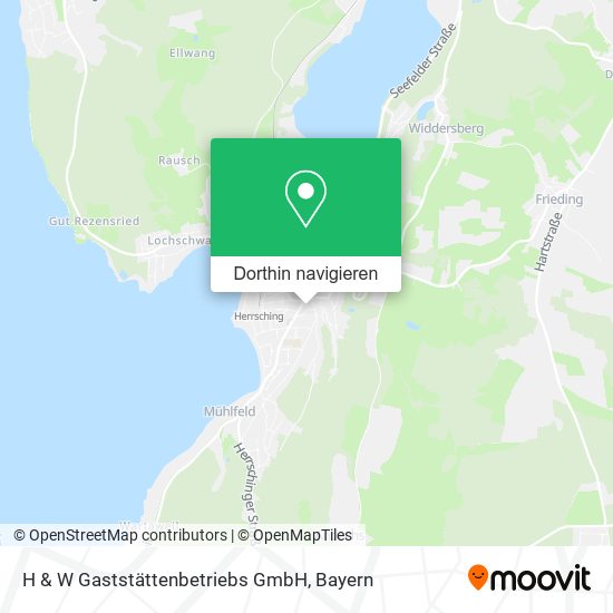 H & W Gaststättenbetriebs GmbH Karte