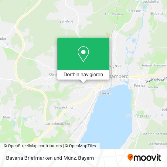 Bavaria Briefmarken und Münz Karte