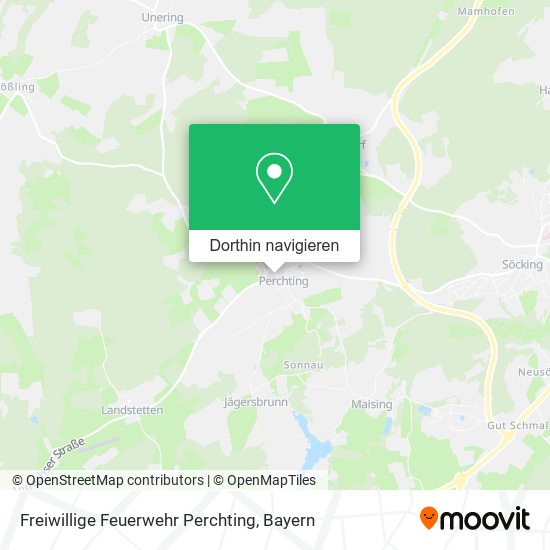 Freiwillige Feuerwehr Perchting Karte
