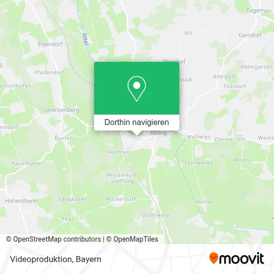 Videoproduktion Karte