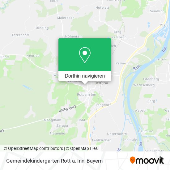 Gemeindekindergarten Rott a. Inn Karte