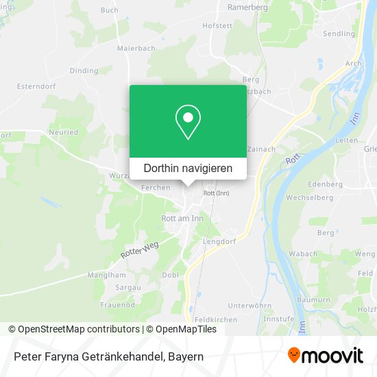 Peter Faryna Getränkehandel Karte