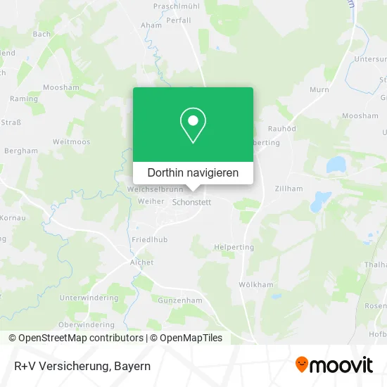 R+V Versicherung Karte