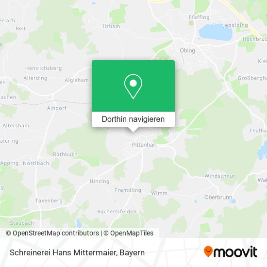 Schreinerei Hans Mittermaier Karte