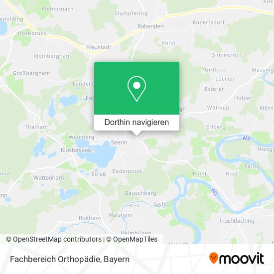 Fachbereich Orthopädie Karte