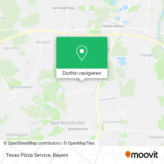 Texas Pizza Service Karte